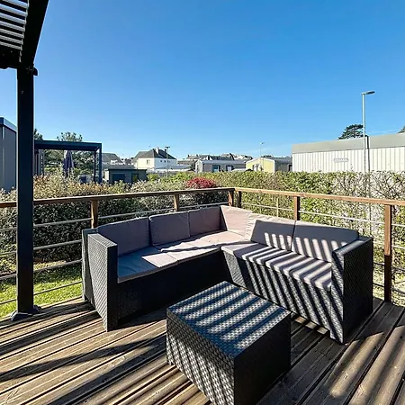 Vakantiehuis Mobil-home Confort 6 Pers, 200m Plage, Piscine Chauffee, 2 Sdb, Jullouville. - Fr-1-361a-58 *