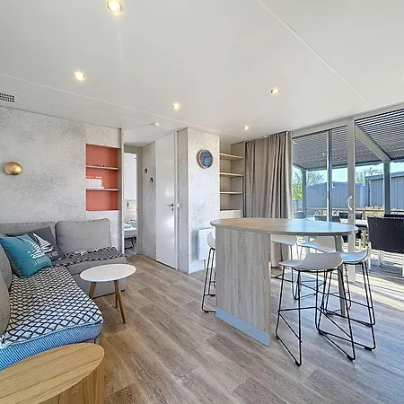 Mobil-home Confort 6 Pers, 200m Plage, Piscine Chauffee, 2 Sdb, Jullouville. - Fr-1-361a-58 * 쥘-루빌-레팡