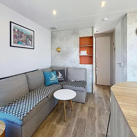 Mobil-home Confort 6 Pers, 200m Plage, Piscine Chauffee, 2 Sdb, Jullouville. - Fr-1-361a-58 Vakantiehuis