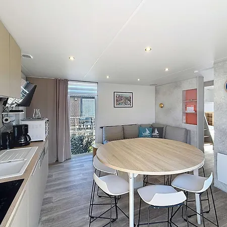 Mobil-home Confort 6 Pers, 200m Plage, Piscine Chauffee, 2 Sdb, Jullouville. - Fr-1-361a-58 Vakantiehuis *