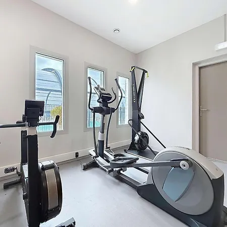 펜션 Mobil-home Confort 6 Pers, 200m Plage, Piscine Chauffee, 2 Sdb, Jullouville. - Fr-1-361a-58