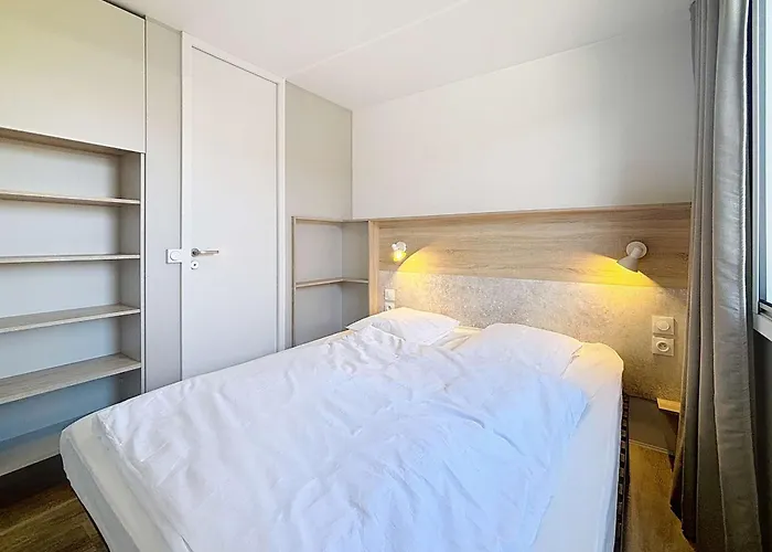 別荘 Mobil-home Confort 6 Pers, 200m Plage, Piscine Chauffee, 2 Sdb, Jullouville. - Fr-1-361a-58