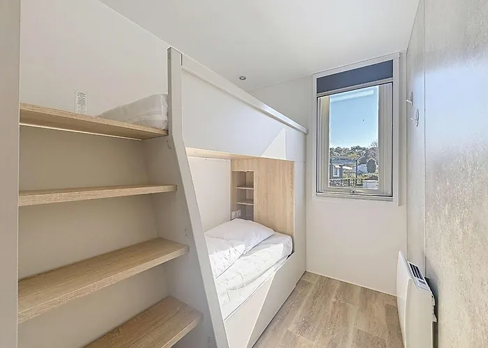 Mobil-home Confort 6 Pers, 200m Plage, Piscine Chauffee, 2 Sdb, Jullouville. - Fr-1-361a-58 *